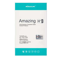Nillkin NILLKIN H+ PRO képernyővédő üveg (2.5D lekerekített szél, karcálló, UV szűrés, ultravékony, 0.2mm, 9H) ÁTLÁTSZÓ [Samsung Galaxy A8 ...