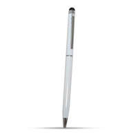 gigapack Érintőképernyő ceruza 2in1 (toll, kapacitív érintőceruza, 13cm) FEHÉR