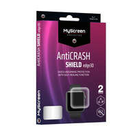 MyScreen MYSCREEN ANTI CRASH EDGE képernyővédő fólia (3D, full cover, íves, karcálló, ütésálló, 0.2 mm, 6H) ÁTLÁTSZÓ [Apple Watch Series 7 45mm]