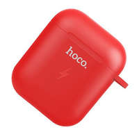 Hoco HOCO CW22 töltőtok (5V/500 mAh, vezeték nélküli töltés, QI Wireless) Apple AirPods készülékhez PIROS (CW22_R)