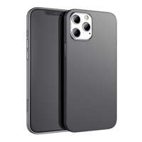 Hoco HOCO THIN műanyag telefonvédő (0.45mm, ultravékony) FEKETE [Apple iPhone 13 Pro]
