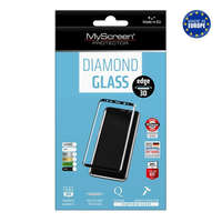 MyScreen MYSCREEN DIAMOND GLASS EDGE képernyővédő üveg (3D full cover, íves, karcálló, 0.33 mm, 9H) FEKETE [Samsung Galaxy S9 Plus (SM-G965)]