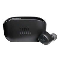 JBL JBL WAVE 100 bluetooth fülhallgató SZTEREO (v5.0, TWS, extra mini + töltőtok) FEKETE (W100TWS-BLK)
