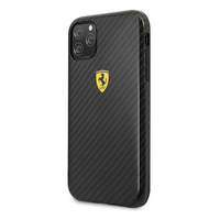 CG MOBILE CG MOBILE Ferrari Scuderia műanyag telefonvédő (karbon minta) FEKETE [Apple iPhone 11 Pro]
