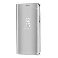 gigapack Tok álló (aktív FLIP, oldalra nyíló, asztali tartó funkció, tükrös felület, Mirror View Case) EZÜST [Samsung Galaxy S22 Plus 5G (SM-S906)]