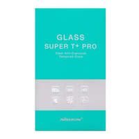 Nillkin NILLKIN SUPER T+ PRO képernyővédő üveg (2.5D lekerekített szél, karcálló, UV szűrés, ultravékony, 0.15mm, 9H) ÁTLÁTSZÓ [Apple iPhone ...