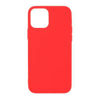 gigapack Szilikon telefonvédő (matt, logo kivágás) PIROS [Apple iPhone 12 mini]