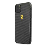 CG MOBILE CG MOBILE Ferrari Scuderia műanyag telefonvédő (karbon minta) FEKETE [Apple iPhone 11 Pro Max]