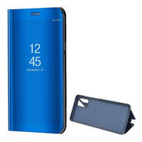 gigapack Tok álló (aktív FLIP, oldalra nyíló, asztali tartó funkció, tükrös felület, Mirror View Case) KÉK [Samsung Galaxy A51 (SM-A515F)]