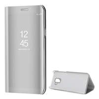 gigapack Tok álló (aktív FLIP, oldalra nyíló, asztali tartó funkció, tükrös felület, Mirror View Case) EZÜST [Samsung Galaxy A8 Plus (2018) ...