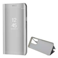 gigapack Tok álló (aktív FLIP, oldalra nyíló, asztali tartó funkció, tükrös felület, Mirror View Case) EZÜST [Samsung Galaxy S20 Ultra 5G ...