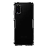 Nillkin NILLKIN NATURE szilikon telefonvédő (közepesen ütésálló, légpárnás sarok, 0.6 mm, ultravékony) SZÜRKE [Samsung Galaxy S20 Plus 5G ...