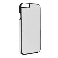 gigapack Műanyag telefonvédő (karbon minta) FEHÉR [Apple iPhone 6S 4.7]