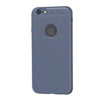Hoco HOCO ADMIRE szilikon telefonvédő (ultravékony, 0.8 mm, lyukacsos, rombusz minta, logó kivágás) KÉK [Apple iPhone 6S Plus 5.5]
