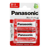 Panasonic PANASONIC tartós elem (D/góliát, R20, 1.5V, cink-mangán) 2db / csomag (R20RZ-2BP)