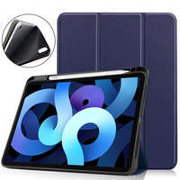 Cellect Cellect Apple iPad Air 4 2020 tablet tok toll tartóval kék (TABCASE-IPAD4PEN-BL)