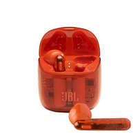 JBL JBL Tune 225TWS Bluetooth mikrofonos fülhallgató átlátszó narancs (JBLT225TWSGHOSTORG)