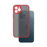 Cellect Cellect iPhone 14 Pro Max tok áttetsző-piros/fekete (CEL-MATTIPH1467PMRBK)