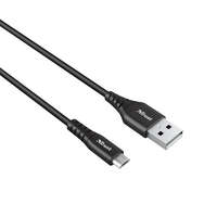 Trust Trust Ndura USB-A - MicroUSB kábel 1m fekete (23567)