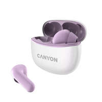 Canyon Canyon TWS-5 Bluetooth stereo headset fehér-lila (CNS-TWS5PU)
