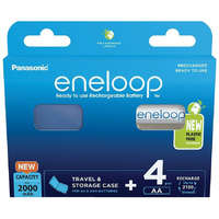 Panasonic Panasonic Eneloop 1.2V AA 2000mAh akku (4db) + hordtok (BK-3MCDEC4BE)