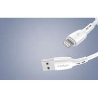 Vipfan Vipfan Racing X05 USB-A - Lightning kábel 3A, 1m fehér (X05LT-1m-white)