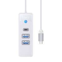 Orico Orico 2x USB 3.0 + USB-C Hub fehér (PWC2U-C3-015-WH-EP)