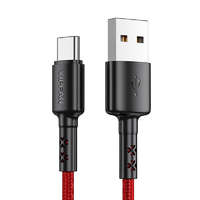 Vipfan Vipfan X02 USB-USB-C kábel 3A 1.8m (piros (X02TC-1.8m-red)