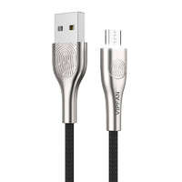 Vipfan Vipfan Fingerprint Touch Z04 USB-Micro USB kábel 3A 1.2m fekete (CB-Z4MK)