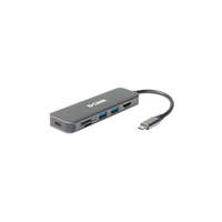 D-Link D-Link DUB-2327 2 portos USB HUB + USB-C + HDMI + kártyaolvasó