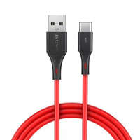 BlitzWolf Blitzwolf BW-TC15 USB-A - USB-C kábel 1,8m piros-fekete
