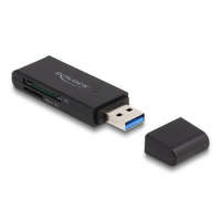 DeLock DeLock USB SD/MicroSD kártyaolvasó fekete (91002)