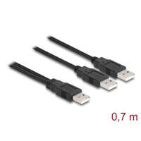 DeLock Delock USB-A 2.0 -> 2x USB-A kábel 70 cm (80000)