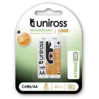Uniross Uniross AA/ceruza 1,2V 1000mAh Ni-MH HYBRIO akkumulátor 2db/bliszter (UH2AA1000)