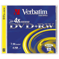 Verbatim Verbatim DVD+RW 4.7GB 4X DVD lemez