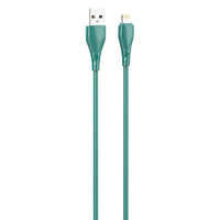 LDNIO LDNIO LS611 USB-A - Lightning kábel 25W, 1m zöld (5905316144583)