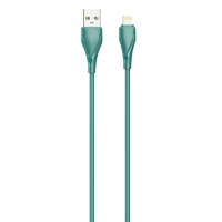 LDNIO LDNIO LS612 USB-A - Lightning kábel 25W, 2m zöld (5905316144606)