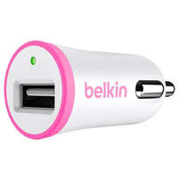 Belkin Belkin USB autós töltő rózsaszín-fehér (F8J014btPNK)