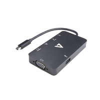 V7 V7 USB-C -> 2xUSB-A+RJ45+HDMI+VGA+USB-C adapter (V7UC-U3CRJ45HDVG-BLK)