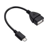 Akyga Akyga USB-A anya - microUSB-B apa adapter kábel 15cm (AK-AD-09)