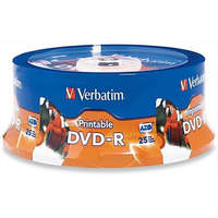 Verbatim Verbatim Printable DVD-R 4.7GB X16 (25db/csomag) (VER435389)