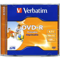 Verbatim Verbatim DVD-R 4.7GB 16x nyomtatható DVD lemez