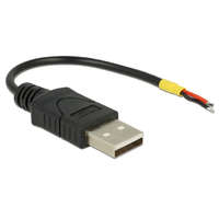 DeLock Delock USB Type-A 2.0 -> 2db nyitott vezetékkel 10cm (85250)