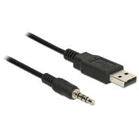 DeLock Delock USB TTL apa -> 3,5mm 4tűs sztereó jack apa kábel 1,8m (83779)