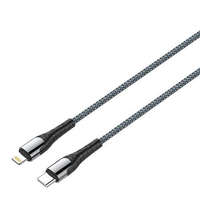 LDNIO LDNIO LC111-I USB-C+ Lightning kábel 1m szürke