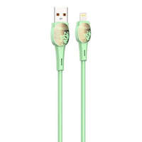 LDNIO LDNIO LS832 USB-A -Lightning kábel 30W 2m zöld 5905316144910)