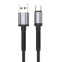 Foneng Foneng X83 USB-A - USB-C töltőkábel 1m fekete-ezüst (6970462518464)