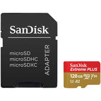 Sandisk 128GB microSDXC Sandisk Extreme Plus V30 U3 A2 + adapter (214501 / SDSQXBD-128G-GN6MA)