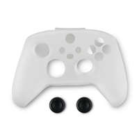 Spartan Gear Spartan Gear Xbox Series X/S kontroller szilikon borítás és analóg kupak fehér-fekete (072245)