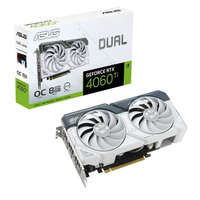 ASUS ASUS GeForce RTX 4060 Ti 8GB Dual White OC Edition videokártya (DUAL-RTX4060TI-O8G-WHITE)
